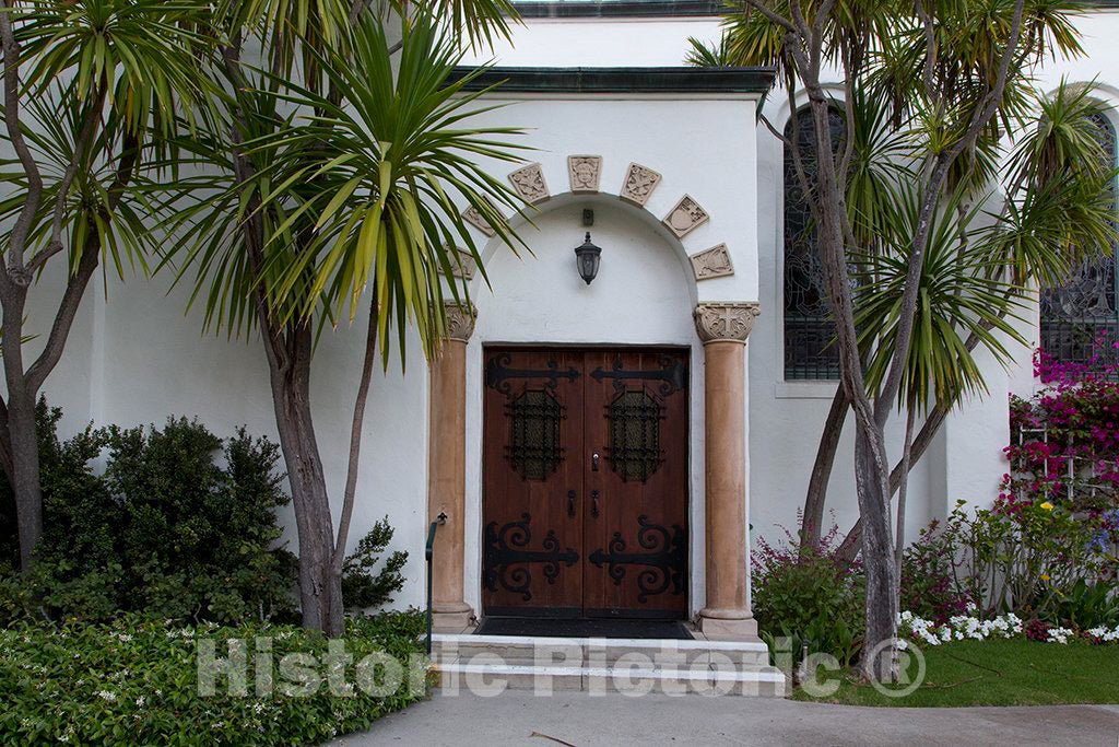 Photo - Our Lady of Sorrows Church, Santa Barbara, California- Fine Art Photo Reporduction