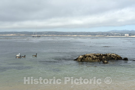 Monterey, CA Photo - Monterey Bay, a bay of the Pacific Ocean along the central coast of CA