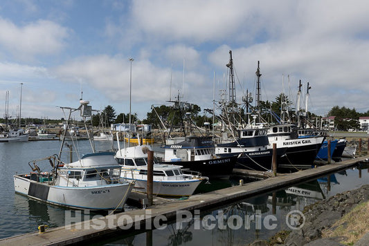 Crescent City, CA Photo - Boat Marina in Crescent City, California