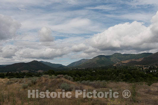 Photo - Scenic Mountain View in Yreka, California- Fine Art Photo Reporduction
