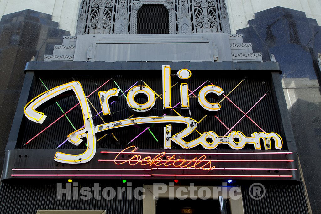 Los Angeles, CA Photo - Neon sign on Hollywood Blvd. in Hollywood, California
