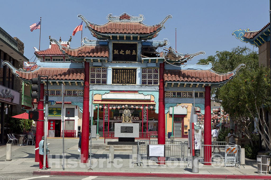 Los Angeles, CA Photo - New Chinatown in Los Angeles, California
