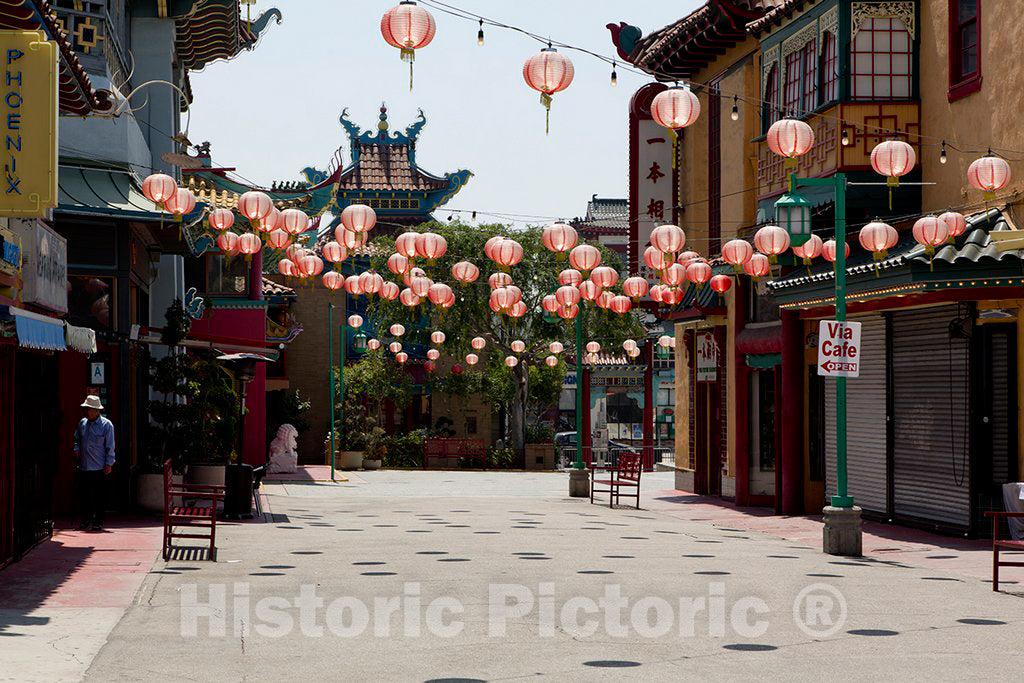 Photo - New Chinatown in Los Angeles, California- Fine Art Photo Reporduction