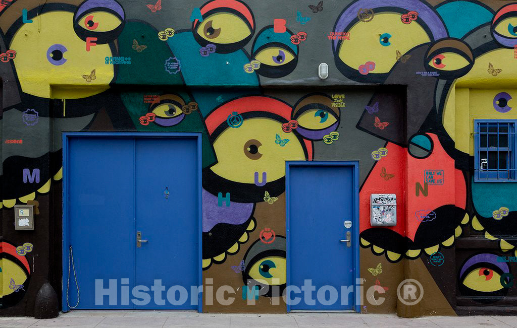 Photo - Wall Art in Venice, a Beachfront District on The Westside of Los Angeles, California- Fine Art Photo Reporduction