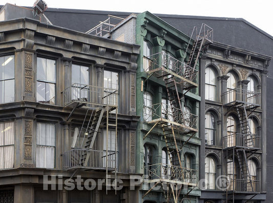 Los Angeles, CA Photo - Paramount Pictures Back lot Sets of New York City Streets, headquartered in The Hollywood District of Los Angeles, California