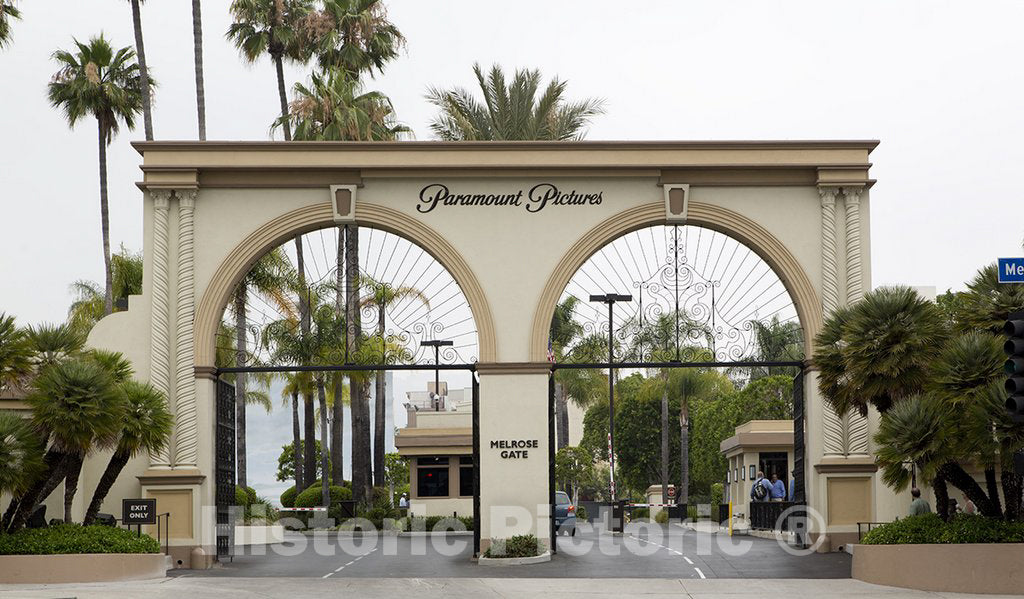 Los Angeles, CA Photo - Paramount Pictures, Melrose Avenue Entrance, Los Angeles, California
