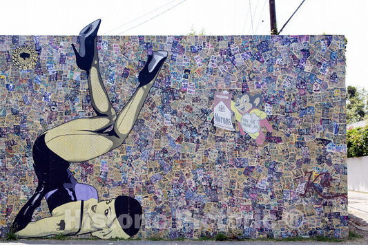 Los Angeles, CA Photo - Art on Melrose Avenue, an internationally renowned shopping, dining and entertainment destination in Los Angeles, California