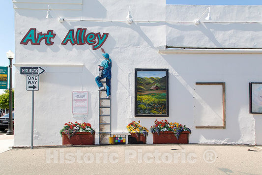 Photo - Art Alley in The City of Lompoc, California- Fine Art Photo Reporduction