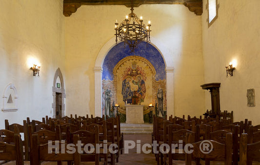 California Photograph - Chapel at the Castello di Amorosa winery, an authentic-styled, 12th century medieval Tuscan-style castle winery featuring hand-crafted Italian style wines. California