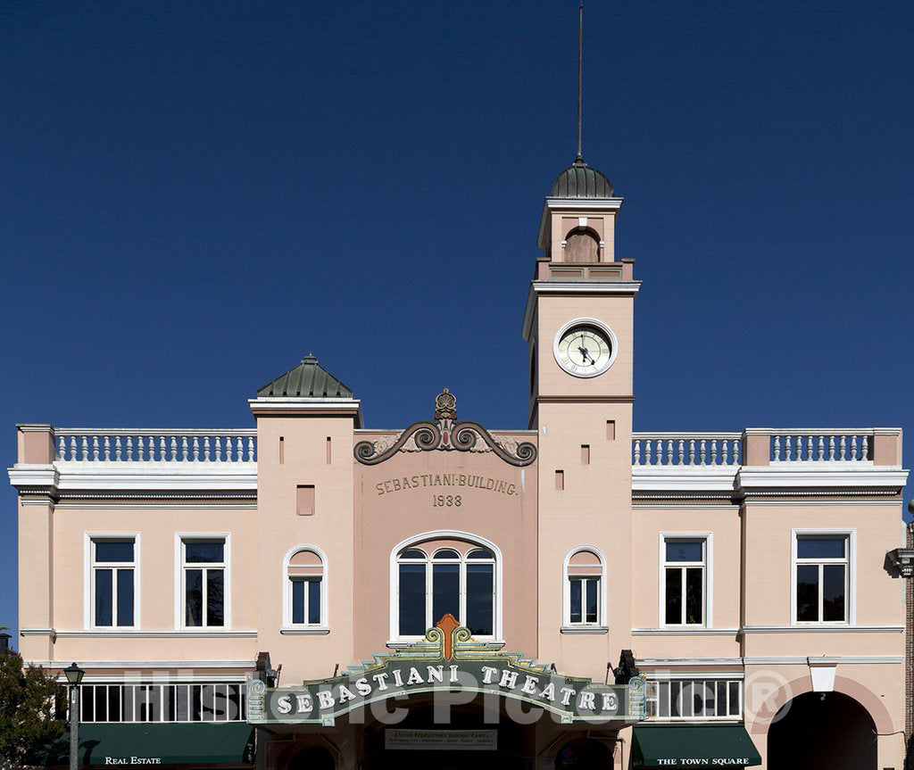 Sonoma, CA Photo - Sebastiani Theater Building, Sonoma, California