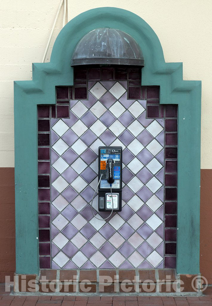 Santa Barbara, CA Photo - Pay Telephone Santa Barbara, The County seat of Santa Barbara County, CA