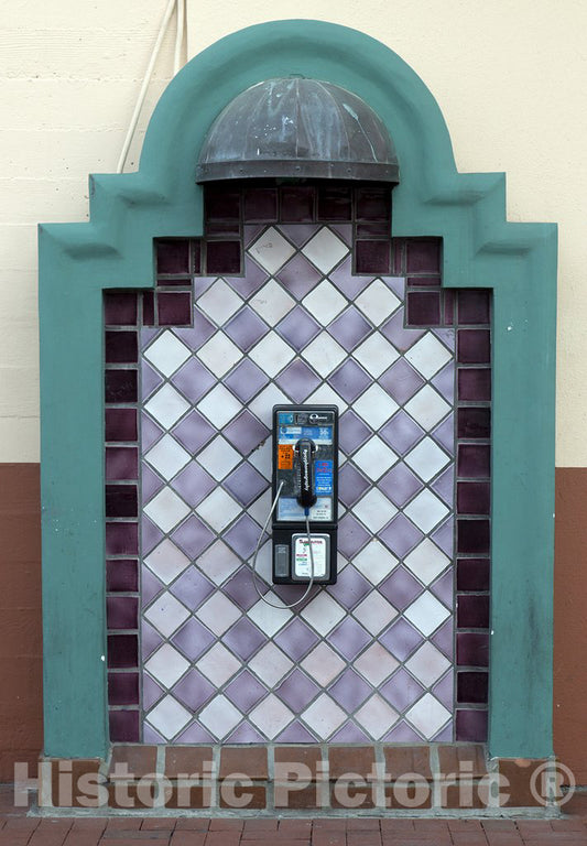 Santa Barbara, CA Photo - Pay Telephone Santa Barbara, The County seat of Santa Barbara County, CA