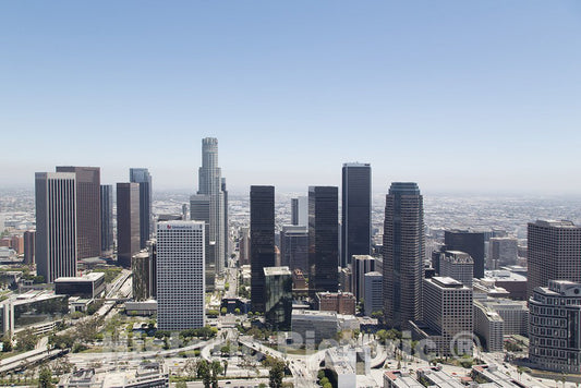 Los Angeles, CA Photo - Aerial View of Downtown Los Angeles, California