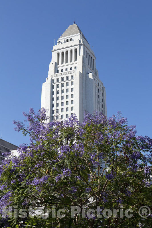 Los Angeles, CA Photo - Los Angeles City Hall, Completed 1928, is The Center of The Government of The City of Los Angeles, California