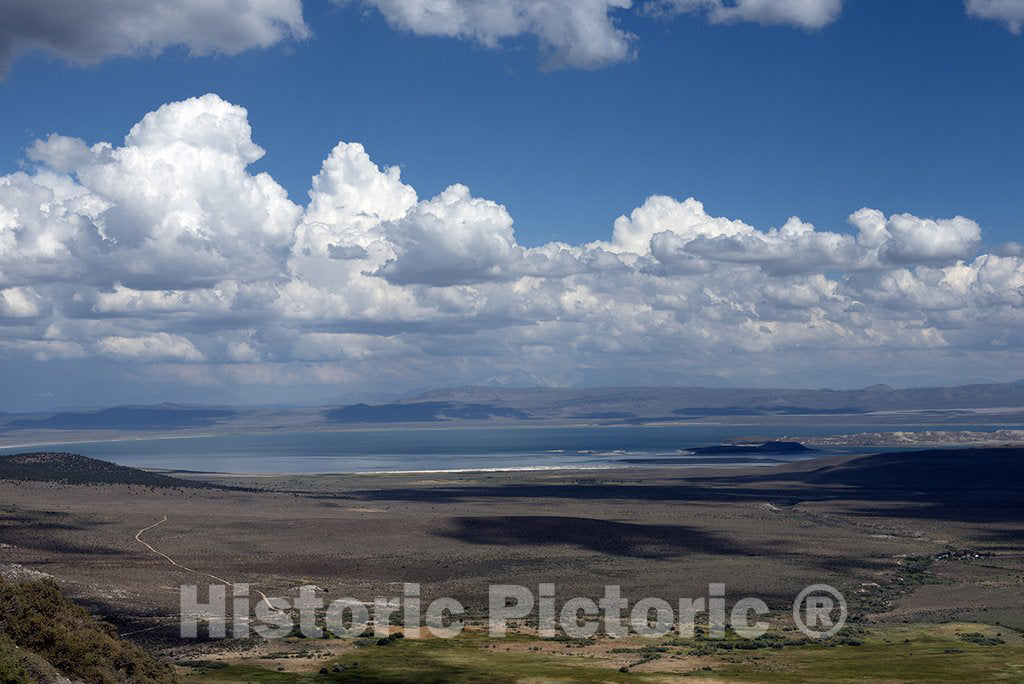 Mono County, CA Photo - Mono Lake, a large, shallow saline soda lake in Mono County, California