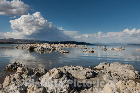 Photo - Mono Lake, a Large, Shallow Saline soda Lake in Mono County, California- Fine Art Photo Reporduction