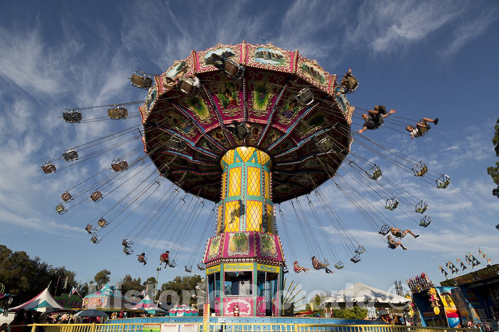Sacramento, CA Photo - Swing Ride at The 2012 California State Fair held in Sacramento, California
