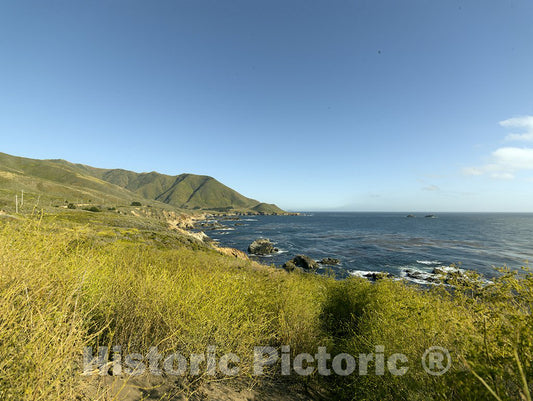 California Photo - Views from Pacific Coast Highway, Scenic State Route 1, a Major North-South State Highway That Runs Along Most of The Pacific Coastline of California