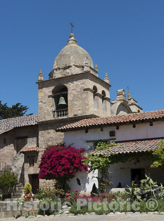 California Photo - Mission San Carlos BorromÃ©o del rÃ­o Carmelo, Carmel, California