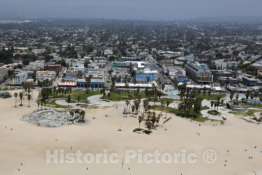 Venice Beach, CA Photo - Aerial View of Venice Beach, California