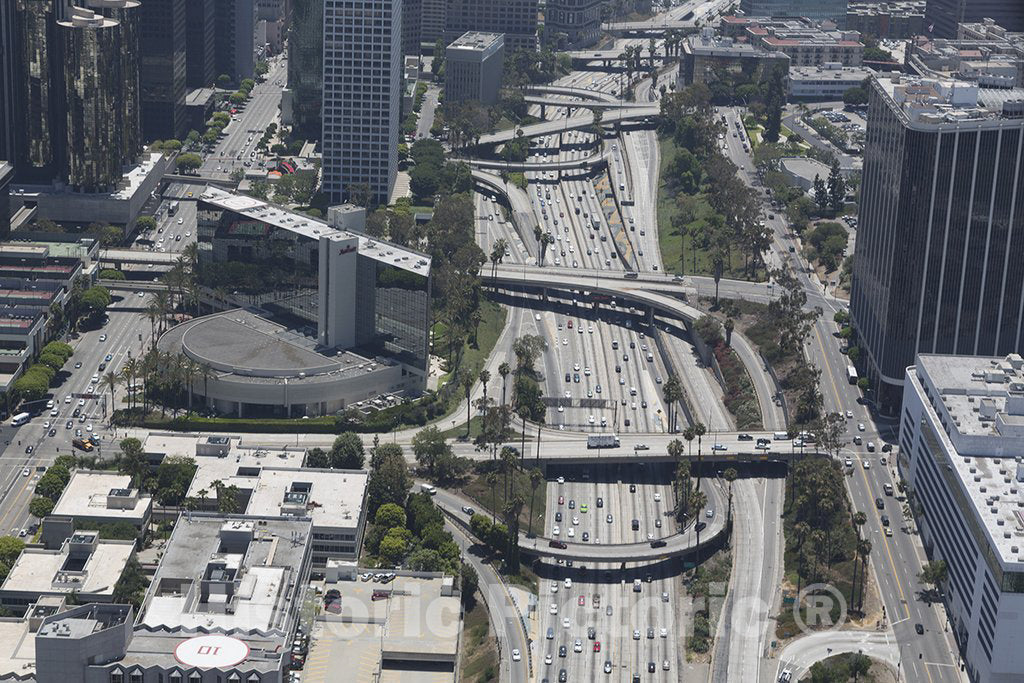 Los Angeles, CA Photo - Aerial view of downtown Los Angeles, California