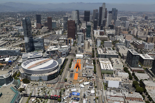 Los Angeles, CA Photo - Aerial View of Staples Center During The X-Games-