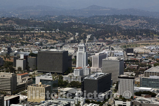 Los Angeles, CA Photo - Aerial View of Downtown Los Angeles, California