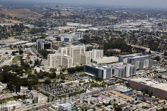 Los Angeles, CA Photo - Aerial view of downtown Los Angeles, California