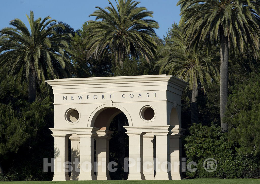 Newport Beach, CA Photo - Architectural detail along the Newport Beach coast in California