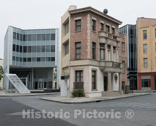 Photo - Paramount Studios back lot with New York City street scene that has been used as a backdrop to several movies and television shows. Los Angeles, California