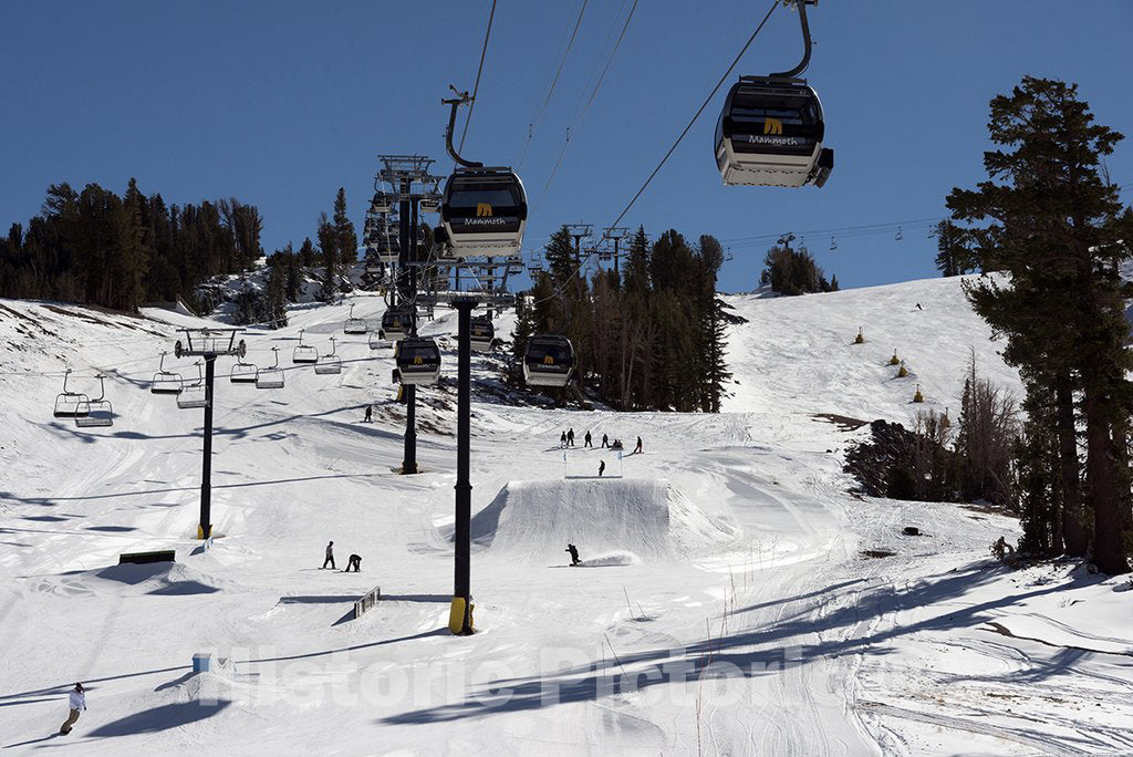 Mammoth Lakes, CA Photo - Ski Lift, Mammoth Lakes, California