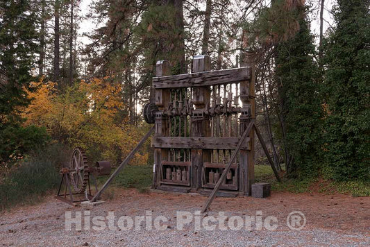 Photo- The site of the historic Empire Mine, now a state historic park in Grass Valley, California 2 Fine Art Photo Reproduction