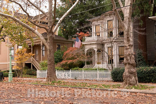 Photo - House in Sacramento, The Capital City of The U.S. State of California and The County seat of Sacramento County- Fine Art Photo Reporduction
