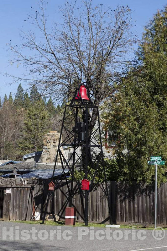 Photo - Bell in the town of Volcano, California- Fine Art Photo Reporduction