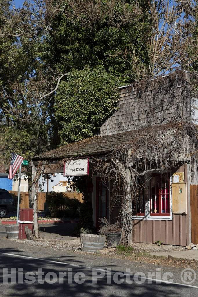 Photo - The St. George Wine Room Located in The Town of Volcano, California- Fine Art Photo Reporduction