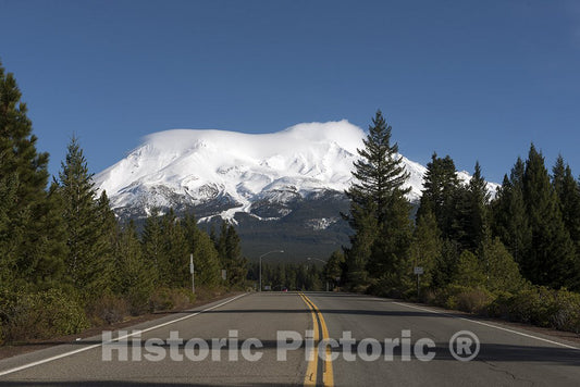 Siskiyou County, CA Photo - Soaring Mount Shasta is Visible from Many Counties and Many Miles Away in North-Central California
