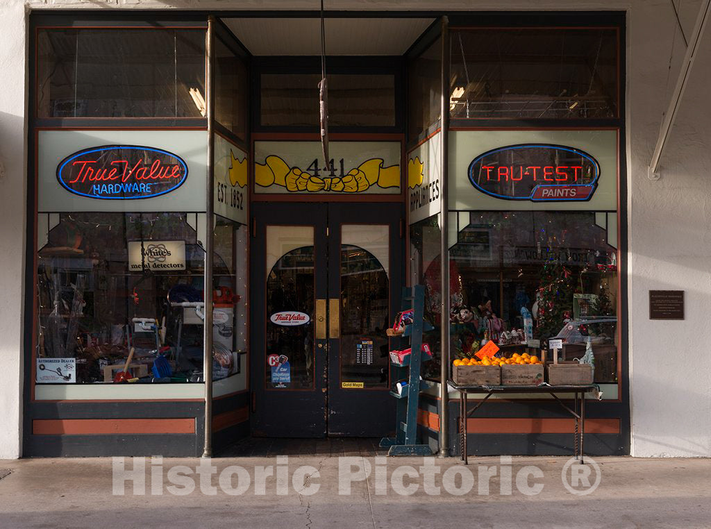 Photo - The Placerville Hardware in The Gold-Country Mining Town of Placerville in California's Sierra Nevada Mountains- Fine Art Photo Reporduction