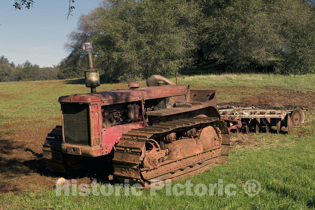 California Photograph - A Vintage Truck, Part of a Local landowner's Display of Old-time Vehicles and Mining Equipment Near The Settlement of Bangor, South of Oroville in Butte County