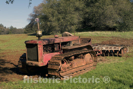 California Photograph - A Vintage Truck, Part of a Local landowner's Display of Old-time Vehicles and Mining Equipment Near The Settlement of Bangor, South of Oroville in Butte County