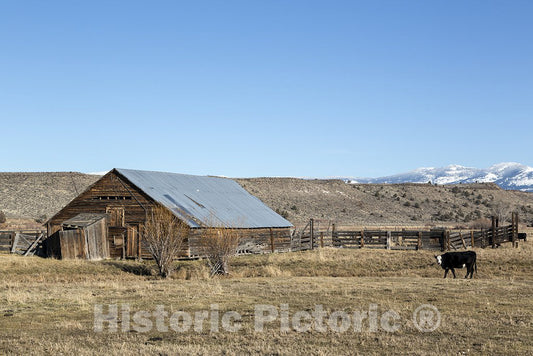 California Photo - An old, but still functioning, barn in Modoc County in far-northeastern CA