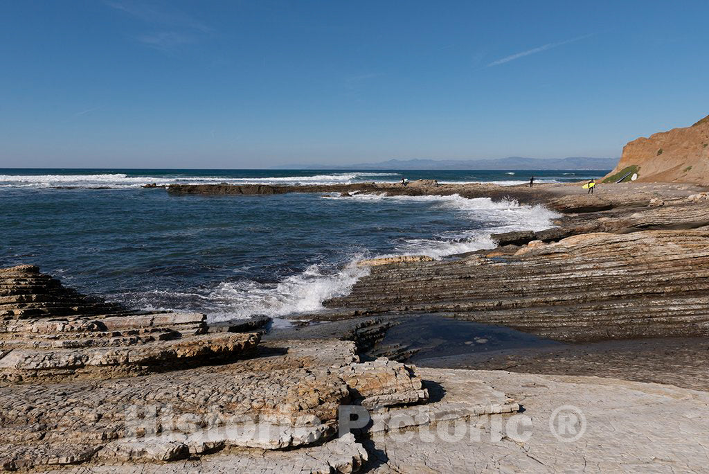 Photo- Rocky Shoreline of Morro Bay State Park, on The Southern tip of Morro Bay on California's Central Coast 2 Fine Art Photo Reproduction