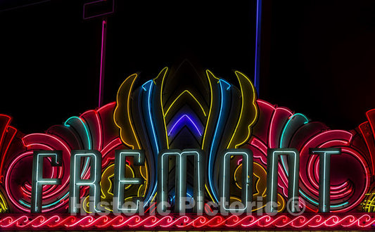 San Luis Obispo, CA Photo - Neon Marquee of The Fremont Theater in San Luis Obispo, California