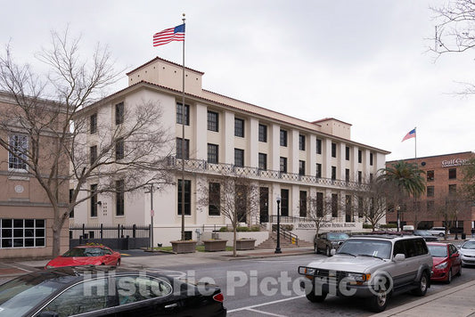Photo- Winston E. Arnow U.S. Post Office and Court House, Pensacola, Florida 1 Fine Art Photo Reproduction