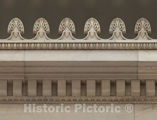 New Orleans, LA Photo - Architectural Detail, U.S. Custom House in New Orleans, Louisiana