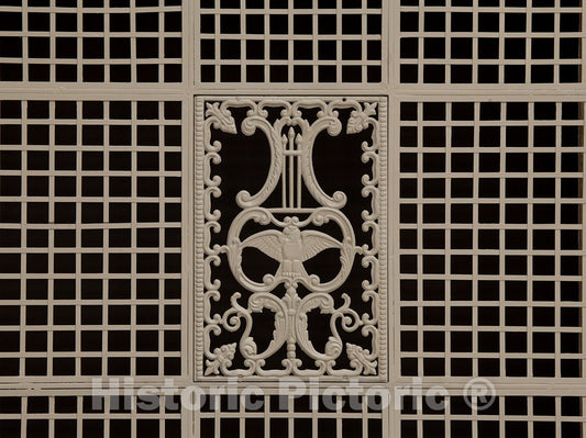 New Orleans, LA Photo - Interior Grille, U.S. Custom House in New Orleans, Louisiana