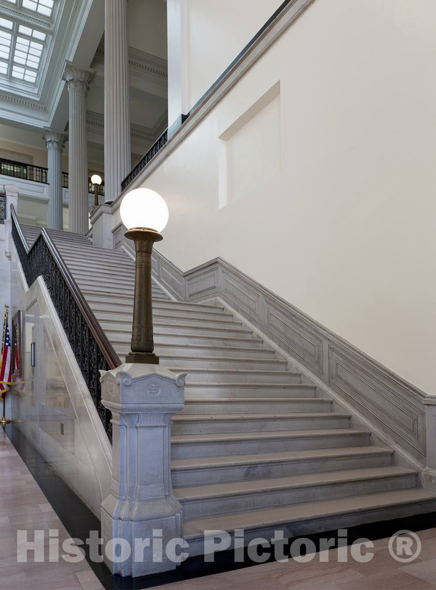 Photo - Stairs at U.S. Custom House in New Orleans, Louisiana- Fine Art Photo Reporduction