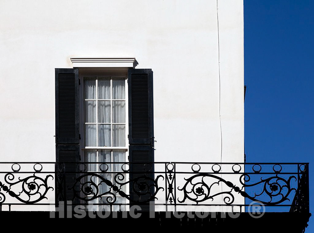Photo - Window and Balcony Railing at The United States Trade Representative's Winder Building, Washington, D.C.- Fine Art Photo Reporduction