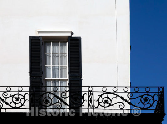 Photo - Window and Balcony Railing at The United States Trade Representative's Winder Building, Washington, D.C.- Fine Art Photo Reporduction