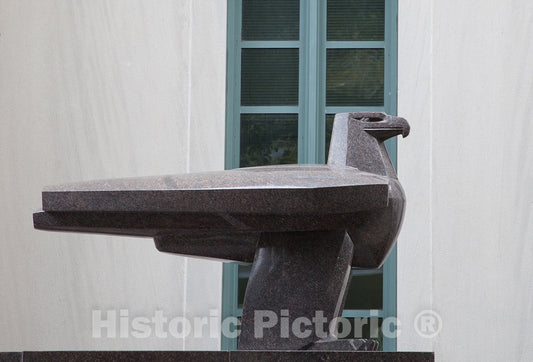 New Orleans, LA Photo - Sculpture Eagle, by Gifford MacGregor Proctor at The F. Edward Hebert Federal Building in New Orleans, Louisiana