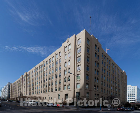 Photo - General Services Administration Regional Office Building Located at 7 & D Streets, S.W, Washington, D.C.- Fine Art Photo Reporduction